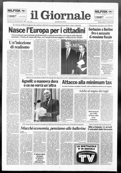 Il giornale : quotidiano del mattino